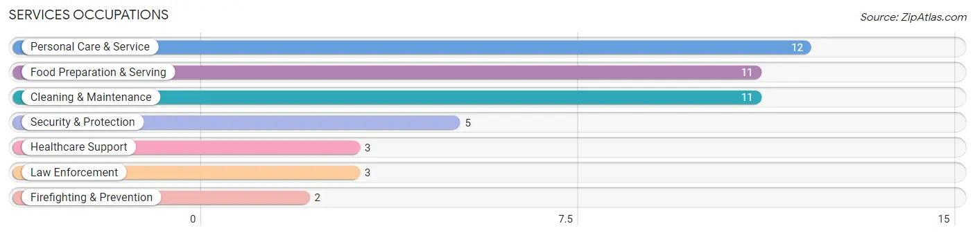 Services Occupations in Santa Clara