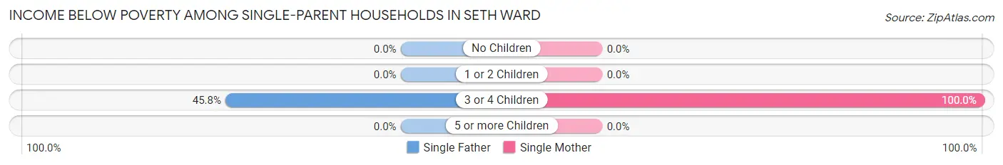 Income Below Poverty Among Single-Parent Households in Seth Ward
