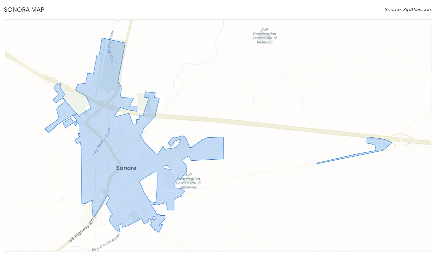 Sonora Map