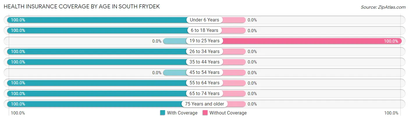 Health Insurance Coverage by Age in South Frydek