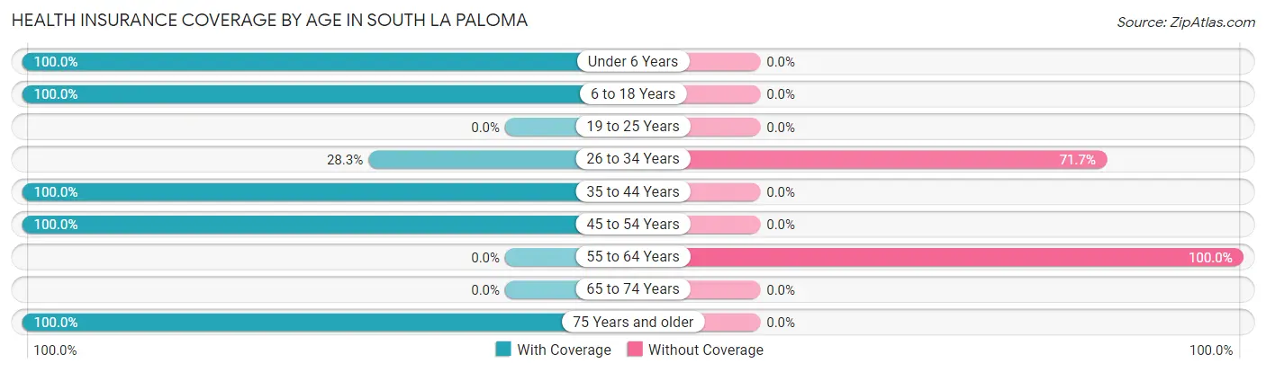 Health Insurance Coverage by Age in South La Paloma