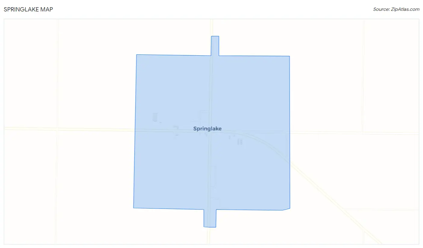 Springlake Map
