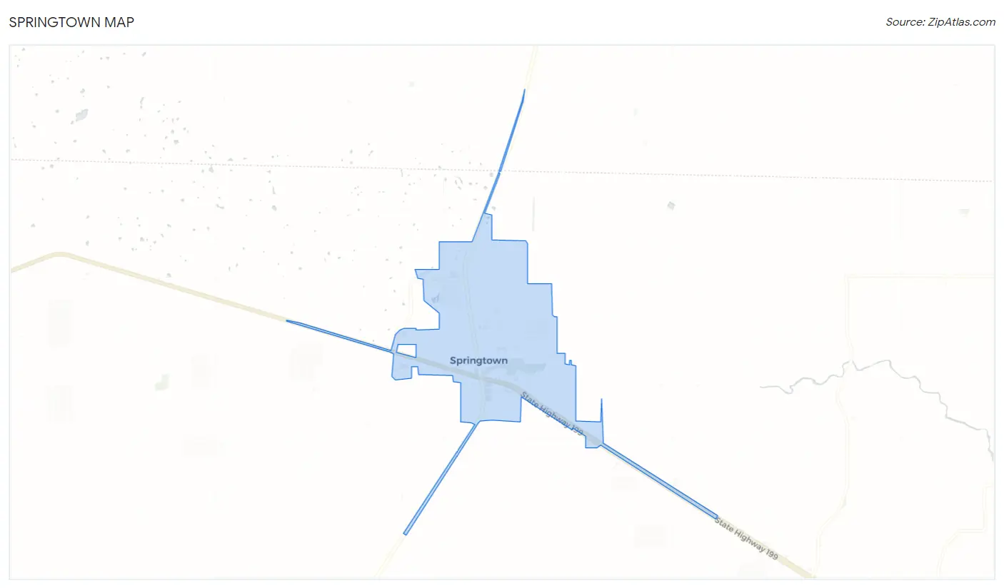 Springtown Map