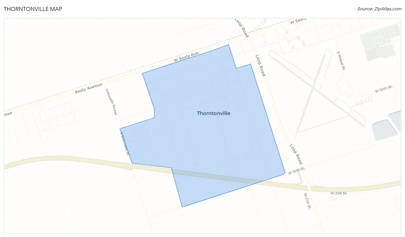 Thorntonville Map
