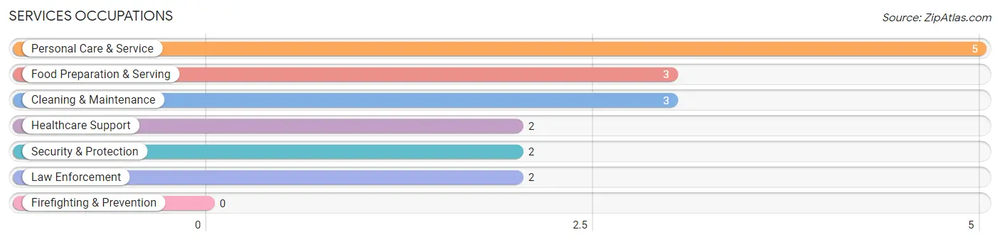 Services Occupations in Warren City