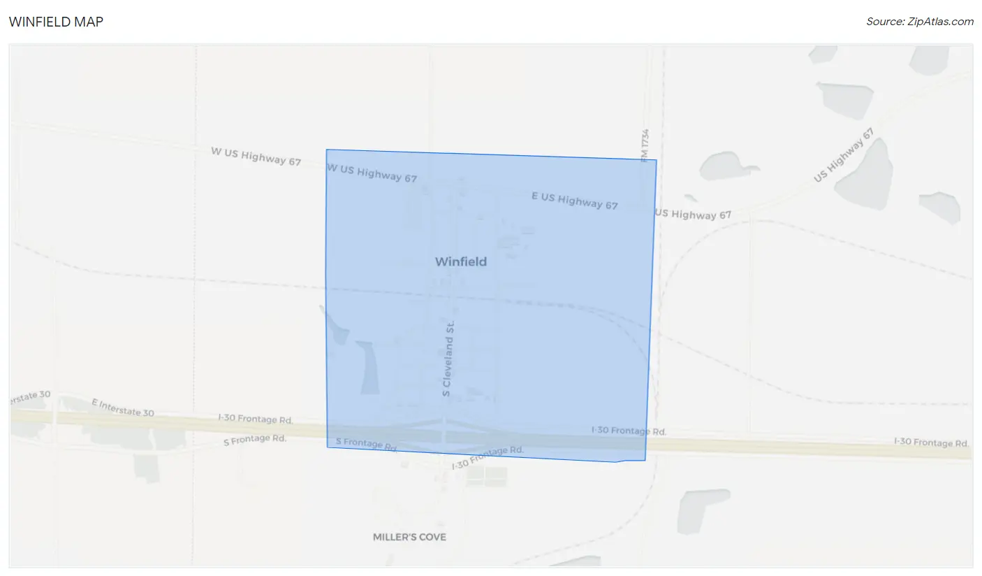 Winfield Map