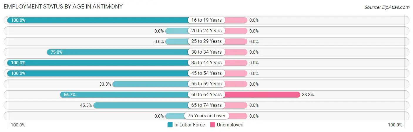 Employment Status by Age in Antimony