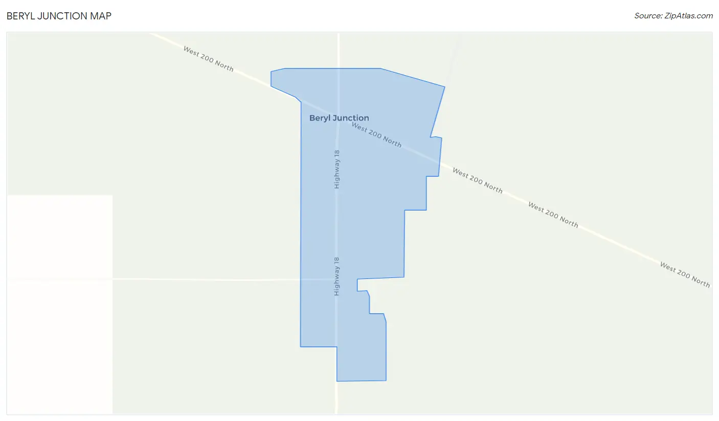 Beryl Junction Map