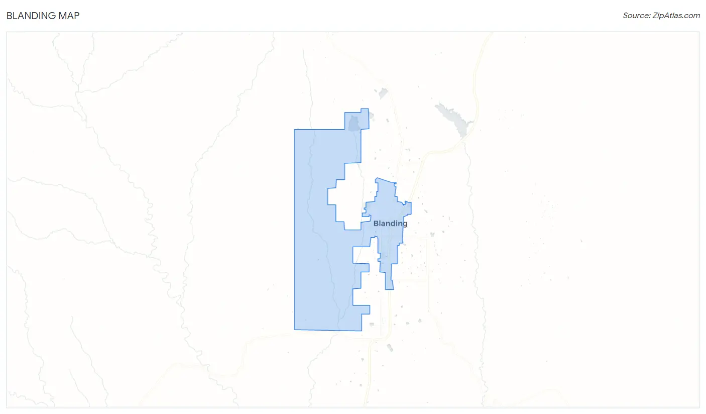 Blanding Map