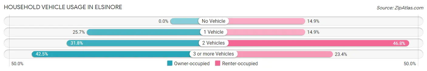 Household Vehicle Usage in Elsinore
