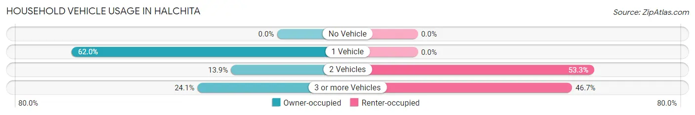Household Vehicle Usage in Halchita