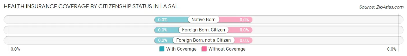 Health Insurance Coverage by Citizenship Status in La Sal