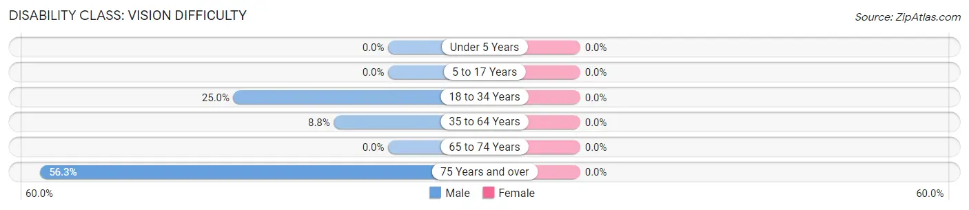 Disability in Lyman: <span>Vision Difficulty</span>