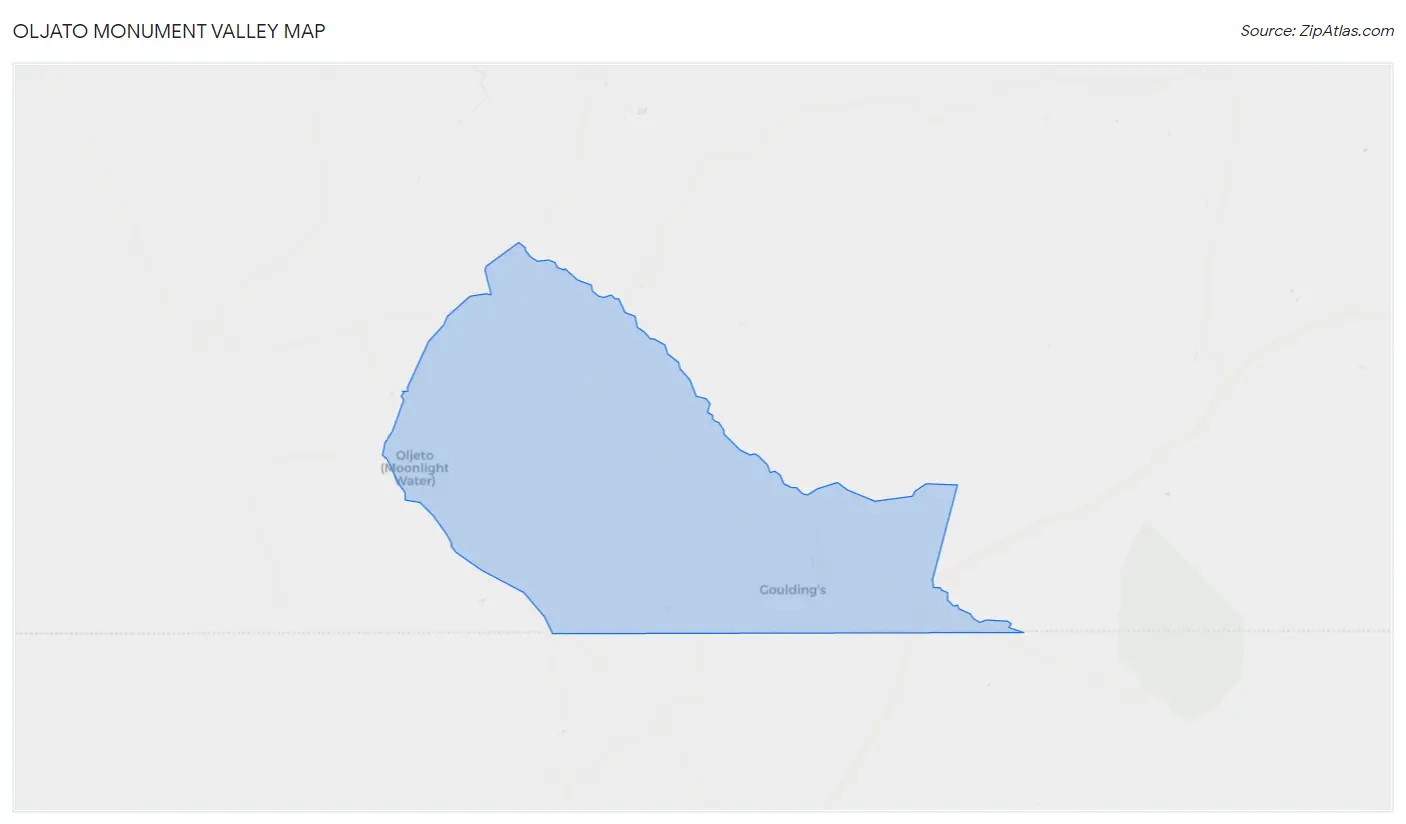 Oljato Monument Valley Map