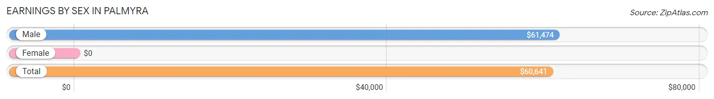 Earnings by Sex in Palmyra