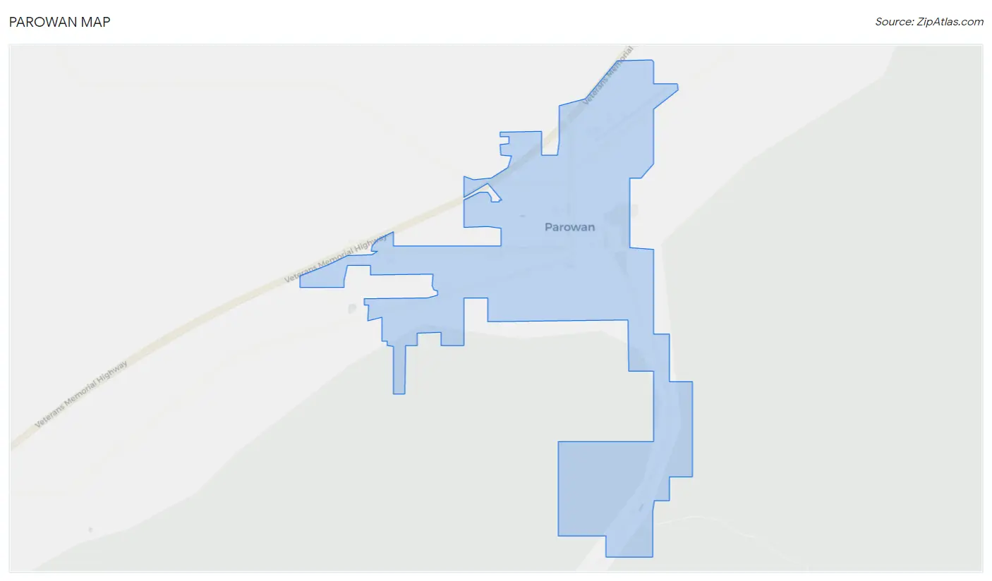 Parowan Map