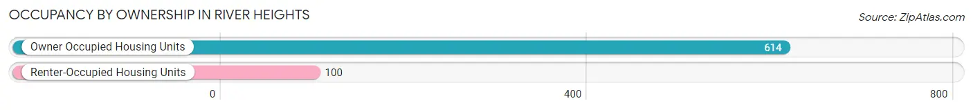 Occupancy by Ownership in River Heights