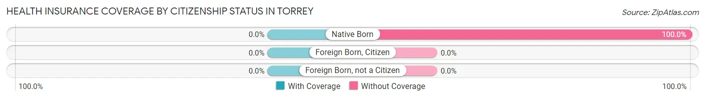 Health Insurance Coverage by Citizenship Status in Torrey