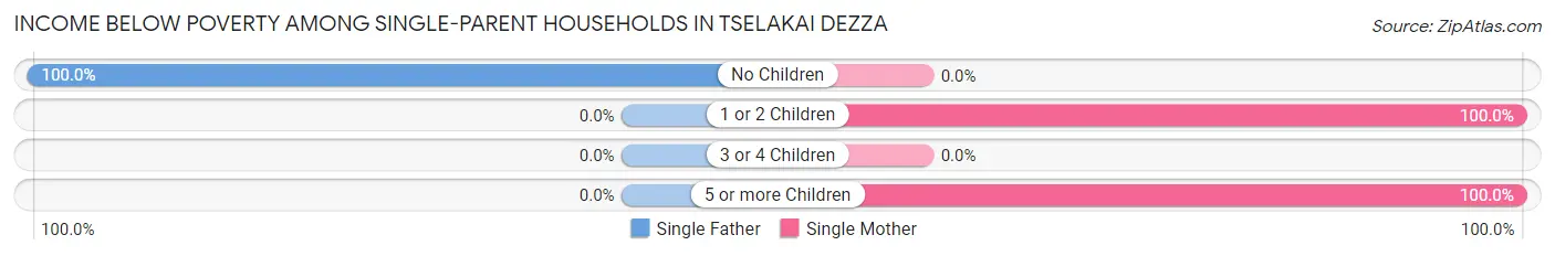 Income Below Poverty Among Single-Parent Households in Tselakai Dezza