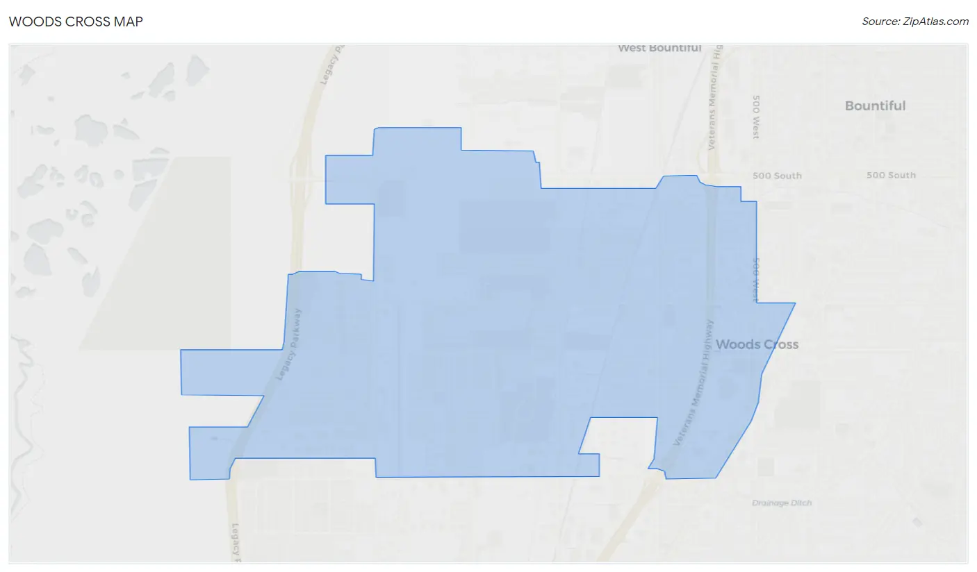 Woods Cross Map