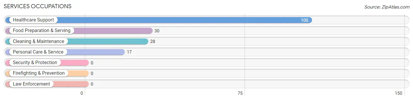 Services Occupations in Appomattox