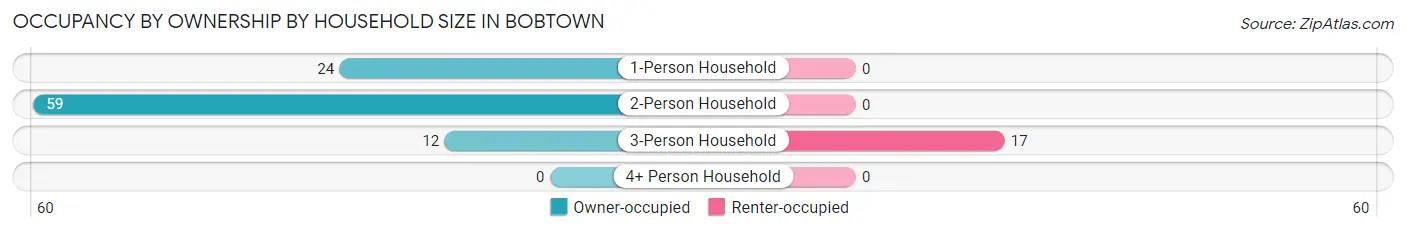Occupancy by Ownership by Household Size in Bobtown