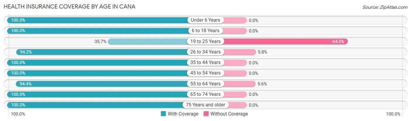 Health Insurance Coverage by Age in Cana