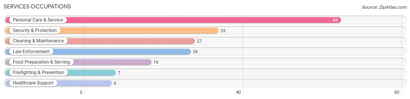 Services Occupations in Chester Gap