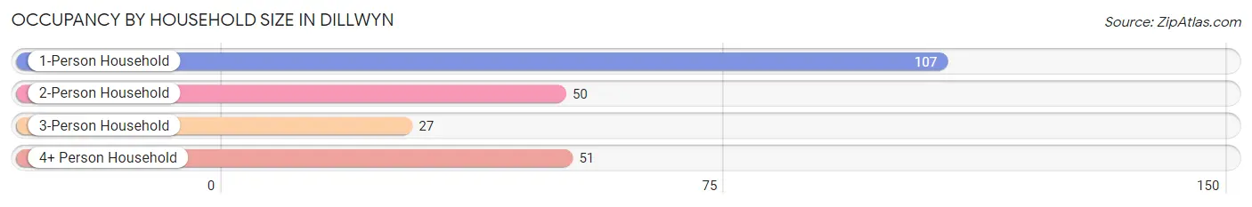 Occupancy by Household Size in Dillwyn