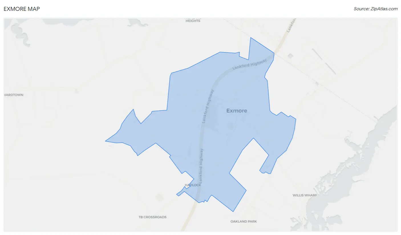Exmore Map