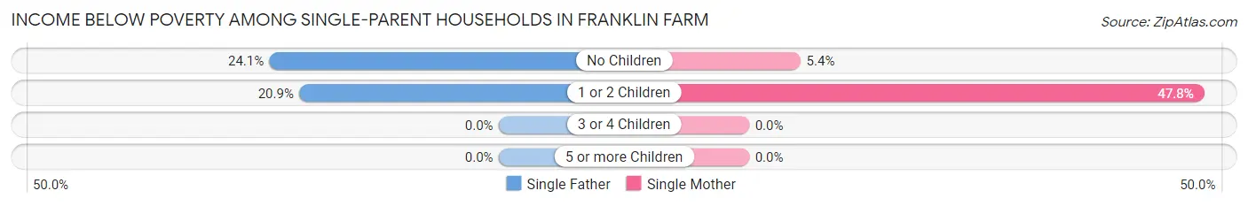 Income Below Poverty Among Single-Parent Households in Franklin Farm