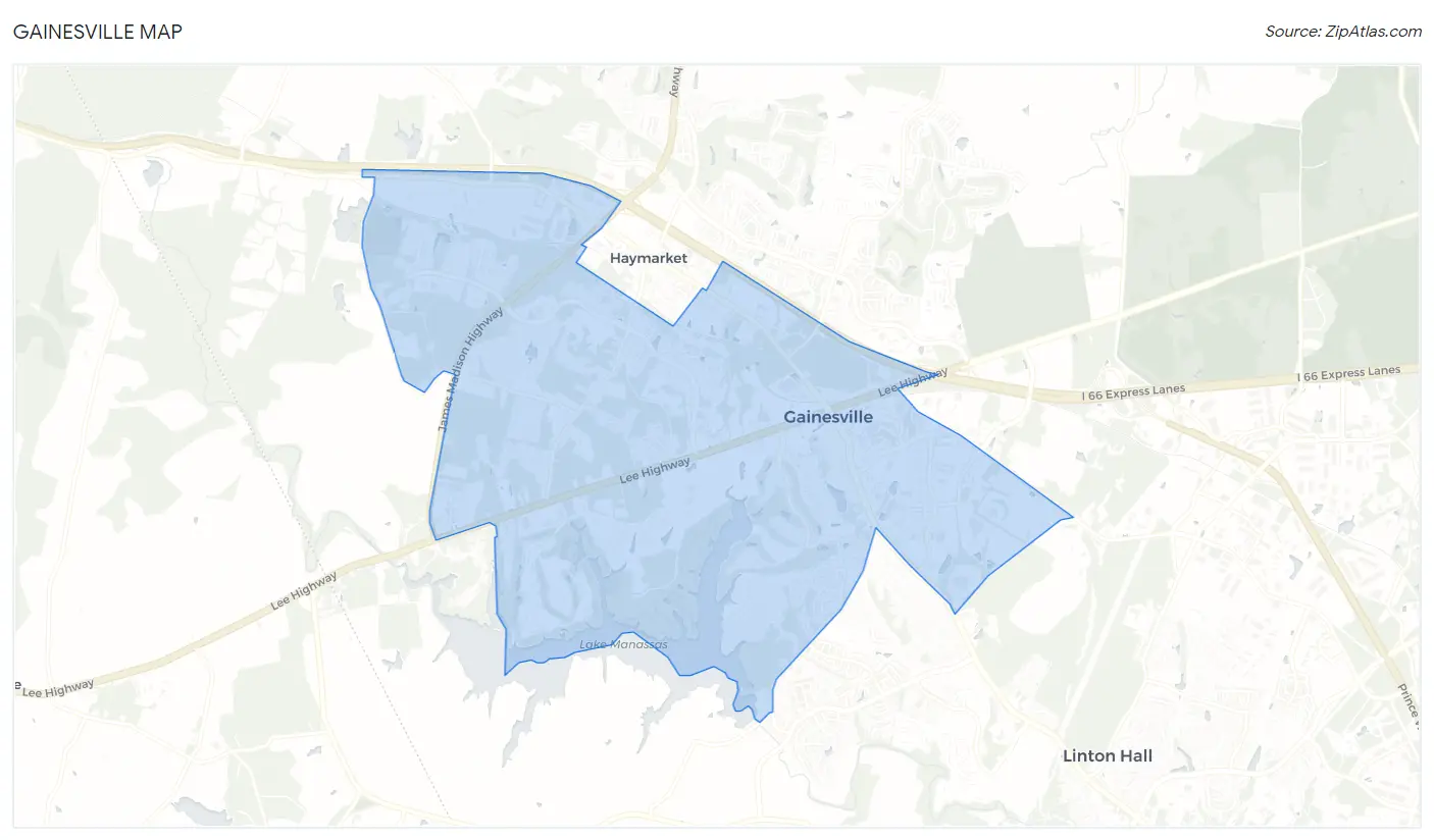 Gainesville Map