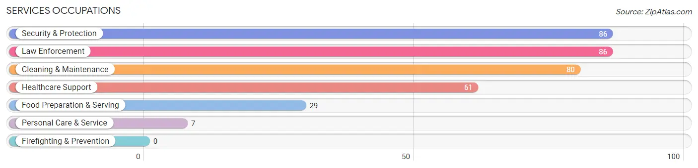 Services Occupations in Grottoes