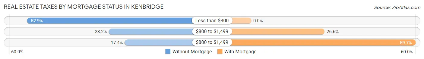 Real Estate Taxes by Mortgage Status in Kenbridge