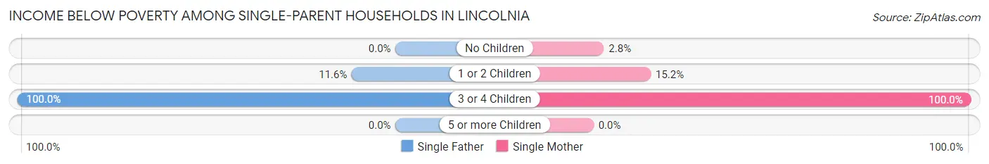 Income Below Poverty Among Single-Parent Households in Lincolnia
