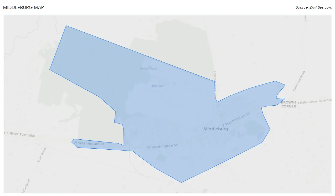 Middleburg Map