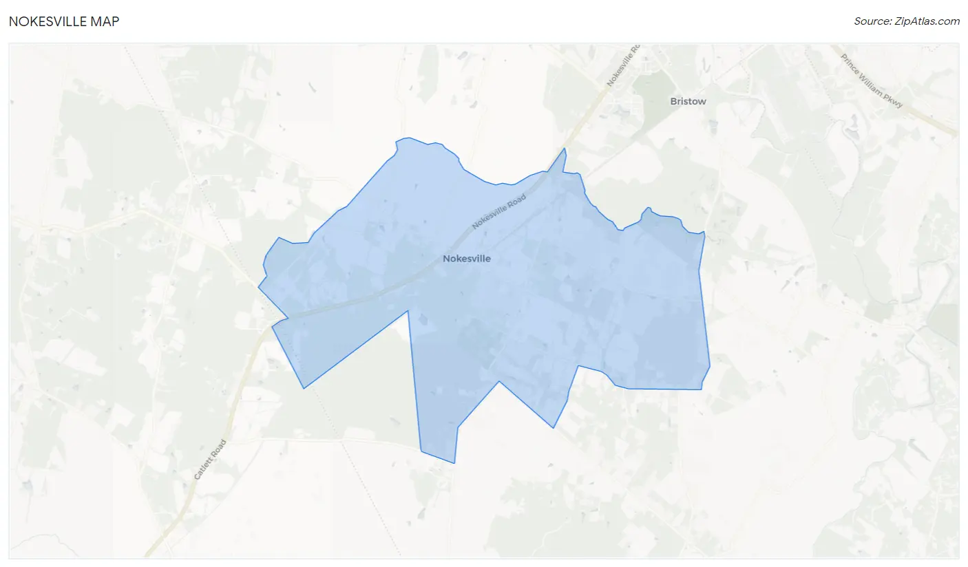 Nokesville Map