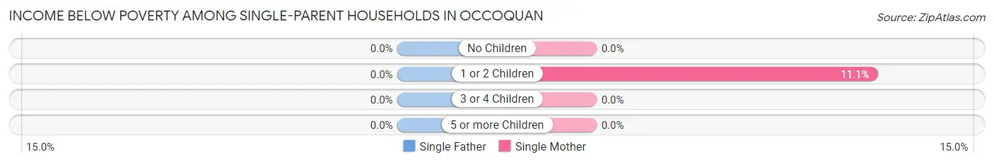 Income Below Poverty Among Single-Parent Households in Occoquan