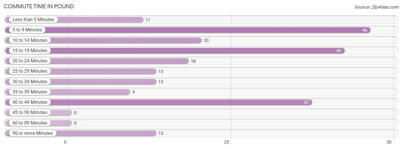 Commute Time in Pound