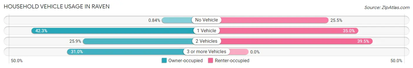 Household Vehicle Usage in Raven