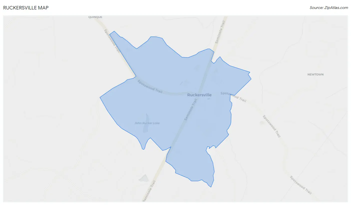 Ruckersville Map
