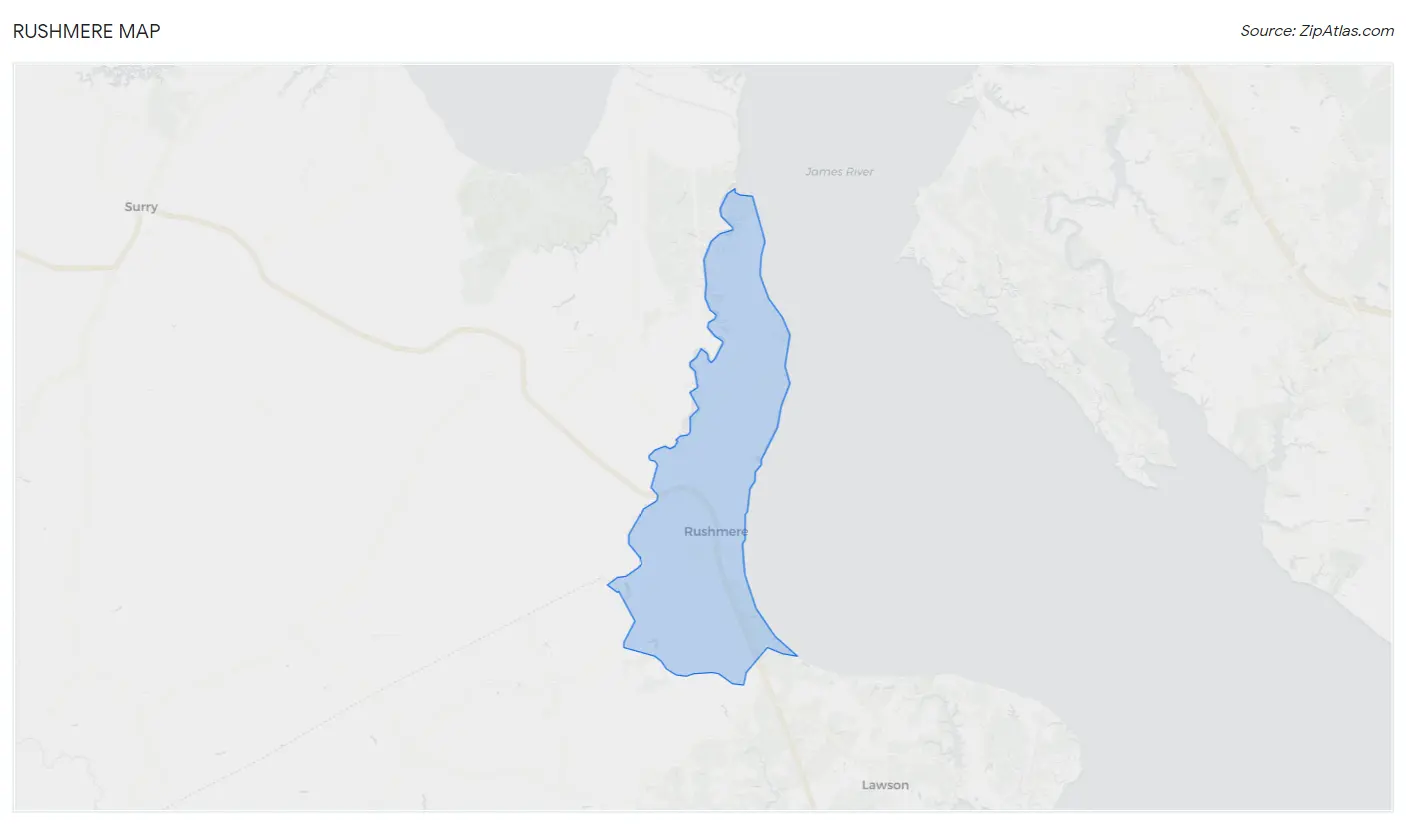 Rushmere Map