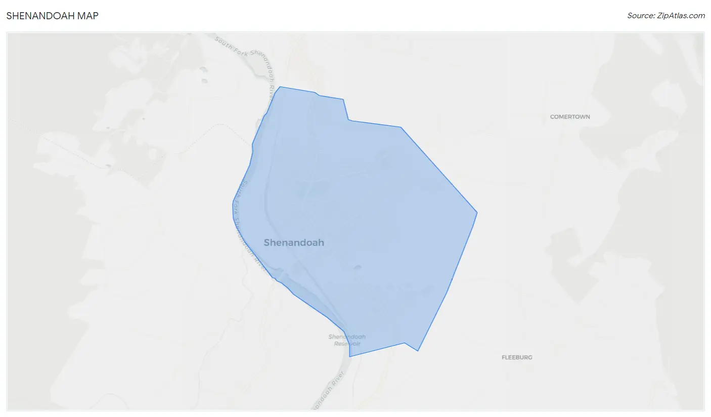 Shenandoah Map