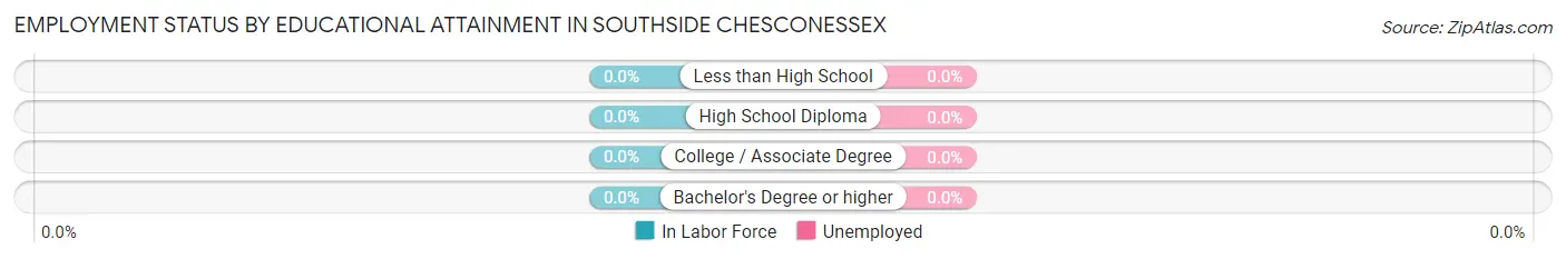 Employment Status by Educational Attainment in Southside Chesconessex