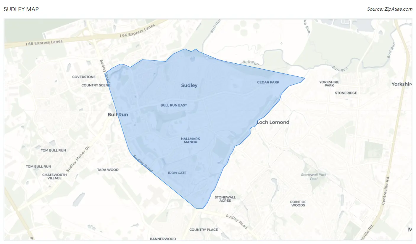 Sudley Map