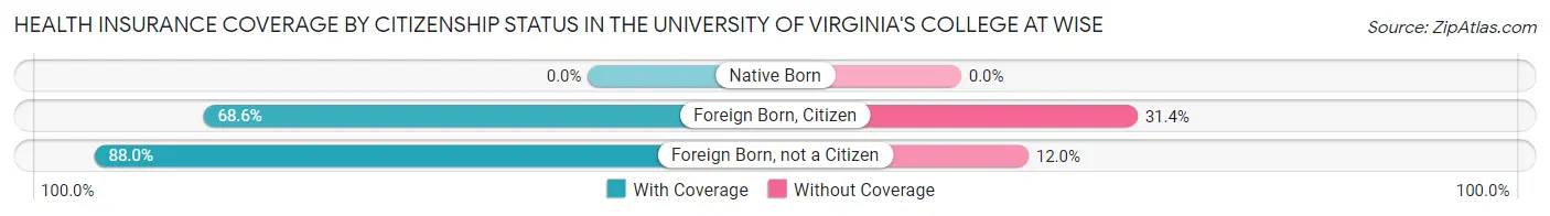 Health Insurance Coverage by Citizenship Status in The University of Virginia's College at Wise