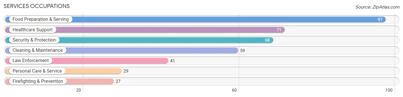 Services Occupations in Timberville