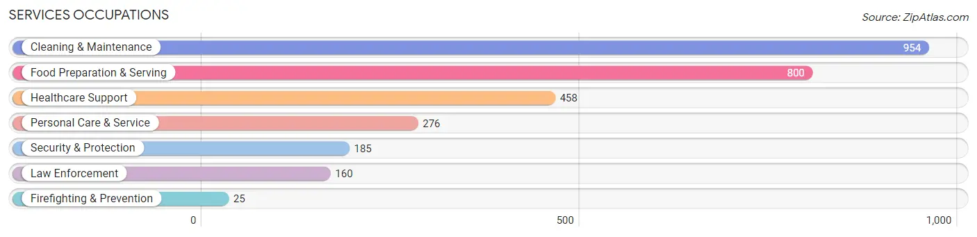 Services Occupations in Winchester