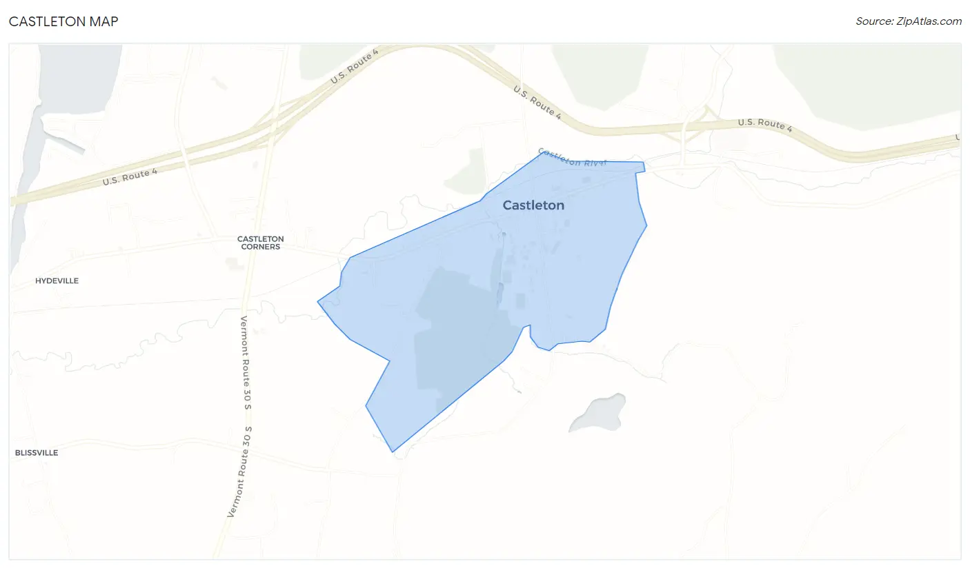 Castleton Map
