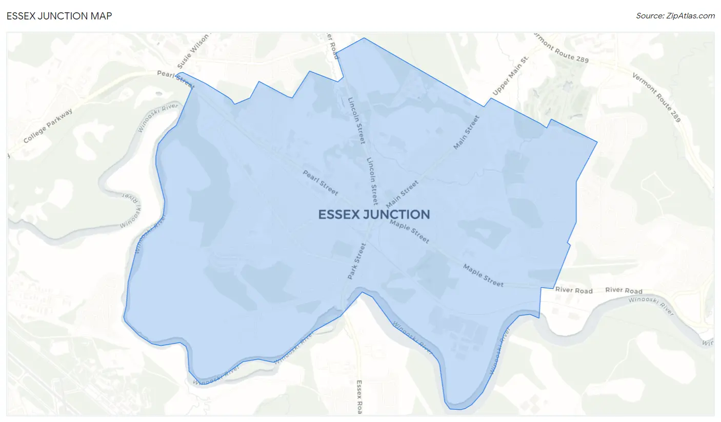 Essex Junction Map